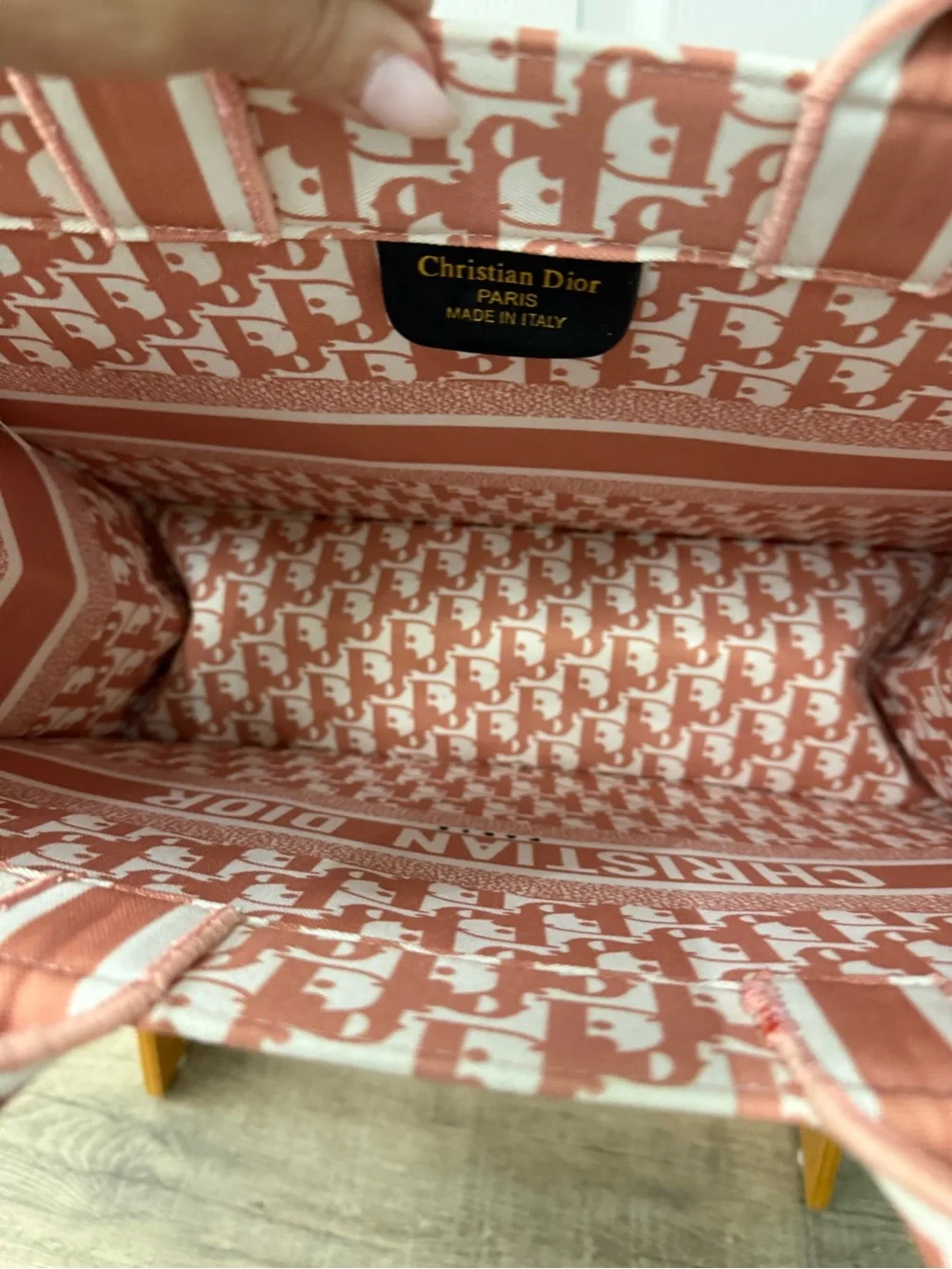 Designer Inspired Pink Tote